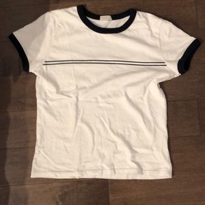 Brandy Melville/John Galt navy striped shirt